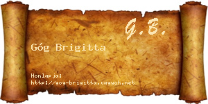 Góg Brigitta névjegykártya