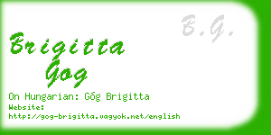 brigitta gog business card