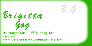 brigitta gog business card